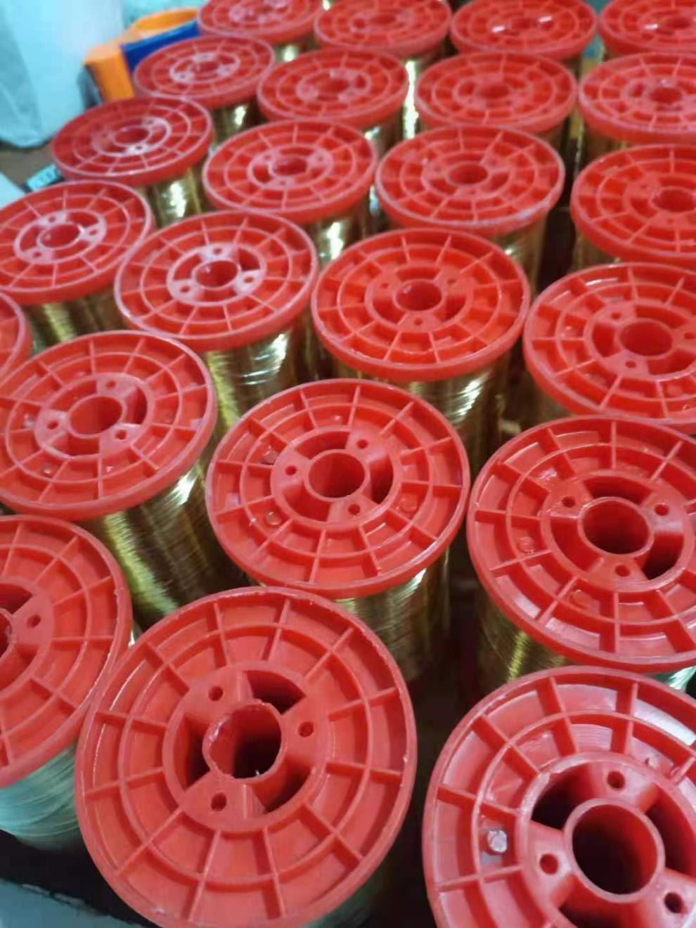 3金黄色建筑工地施工拉线0.5井道样板钢丝线绳细钢丝绳 线径0.4重量2.