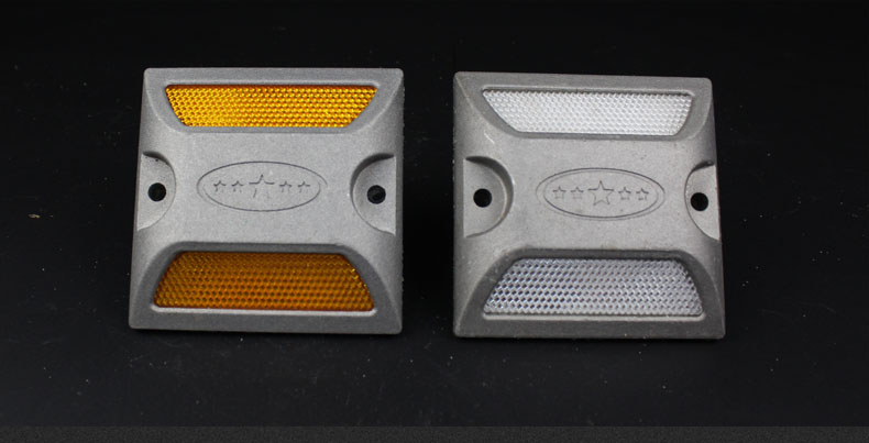 铸铝道钉反光轮廓标塑料道钉突起路标路面反光标促销道路交通设施