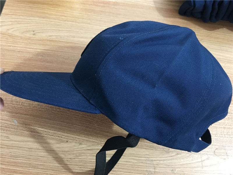 藏蓝色机务14地勤帽 防静电机务帽长檐帽夏季鸭舌帽工作帽 大号(头围