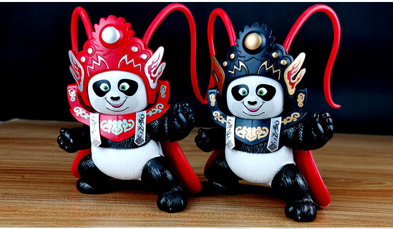 川剧变脸熊猫 娃娃玩具公仔玩偶功夫熊猫中国风特色四川成都纪念品