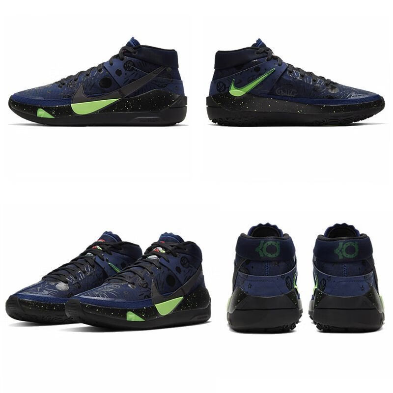 新款杜兰特13代篮球鞋全明星kd13实战气垫篮球鞋 kd13蓝红 40【图片