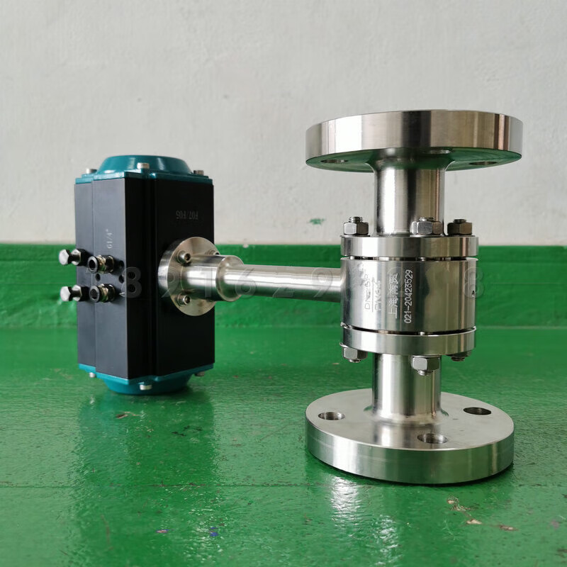 申然 气动低温球阀dn50锻造超低温-196°液氮液氧法兰防爆快速切断阀