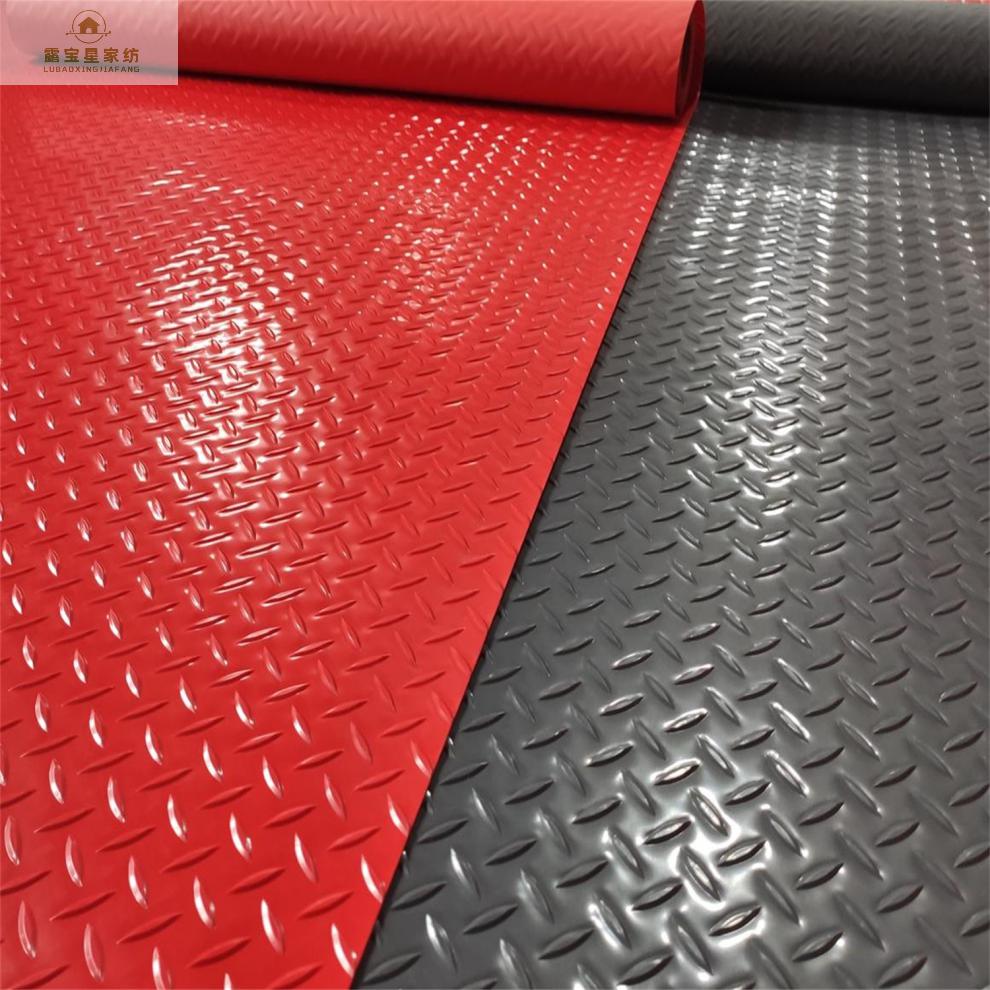 地板橡胶塑料防滑垫浴室厨房楼梯耐磨车间仓库地胶灰色13米宽16米长