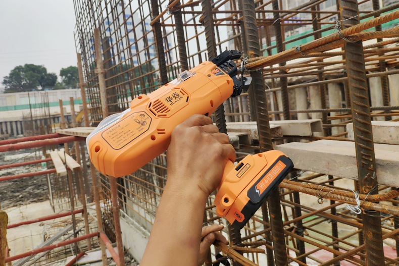 华焱全自动电动钢筋捆扎机智能扎钢筋神器手持式捆绑扎丝绑扎机钩 40a