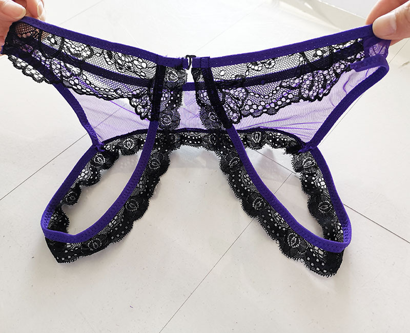 fox男士内裤情趣生理免脱开档透明丁字裤情趣内衣男士情趣内裤开裆裤