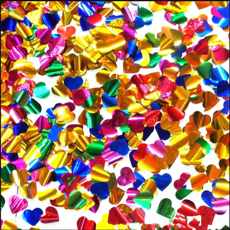 6015尊泉 婚庆手抛花彩色亮片碎纸结婚撒花彩带婚礼手撒花彩纸