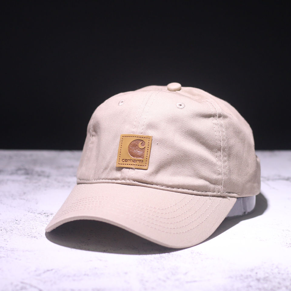 潮牌carhartt卡哈特水洗复古工装嘻哈棒球帽男ins情侣鸭舌帽帽子 暗夜