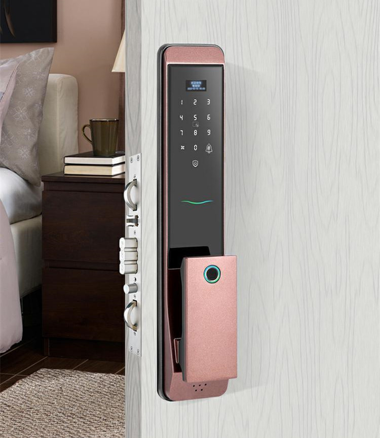 步阳指纹锁全自动指纹锁恒大步阳门特能家用防盗门密码锁电子门锁大