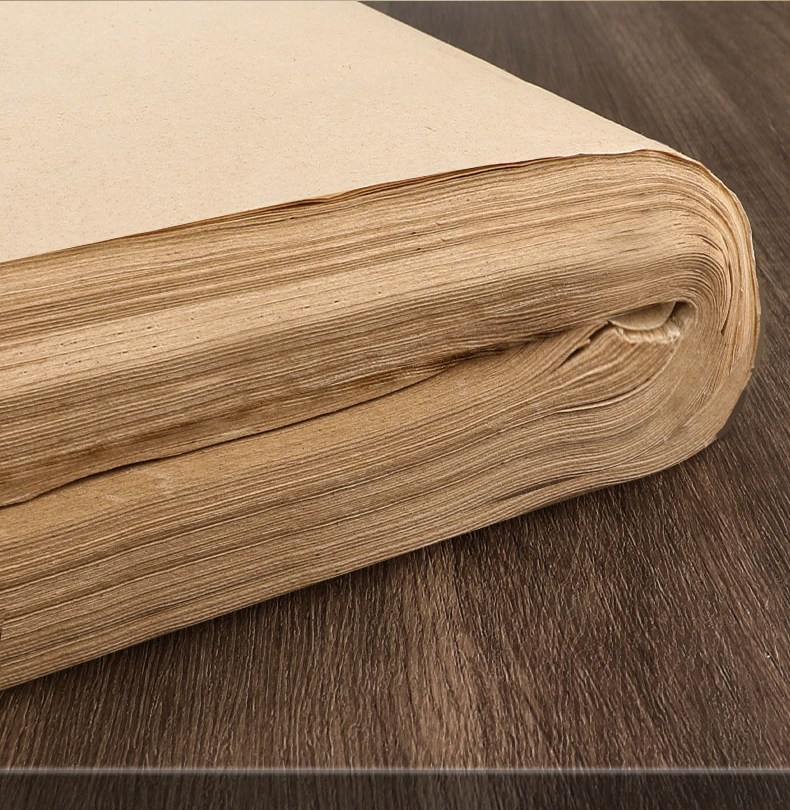 四川夹江毛边纸毛边纸书法专用练字仿古宣纸空白无格半生半熟写毛笔字