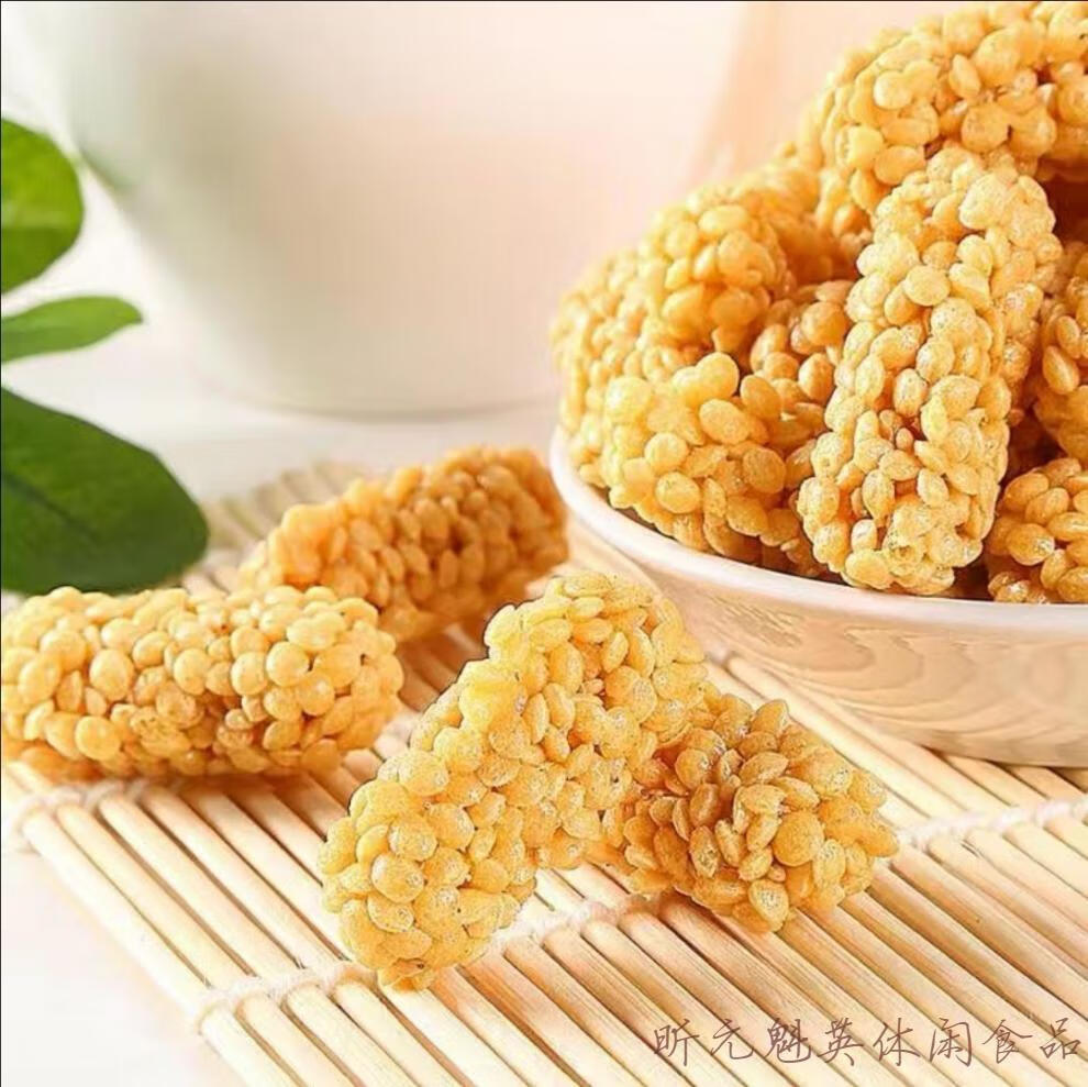 脆状元燕麦酥300克×2包酥脆老少皆宜网红小零食 麦趣丰 芝麻味2袋