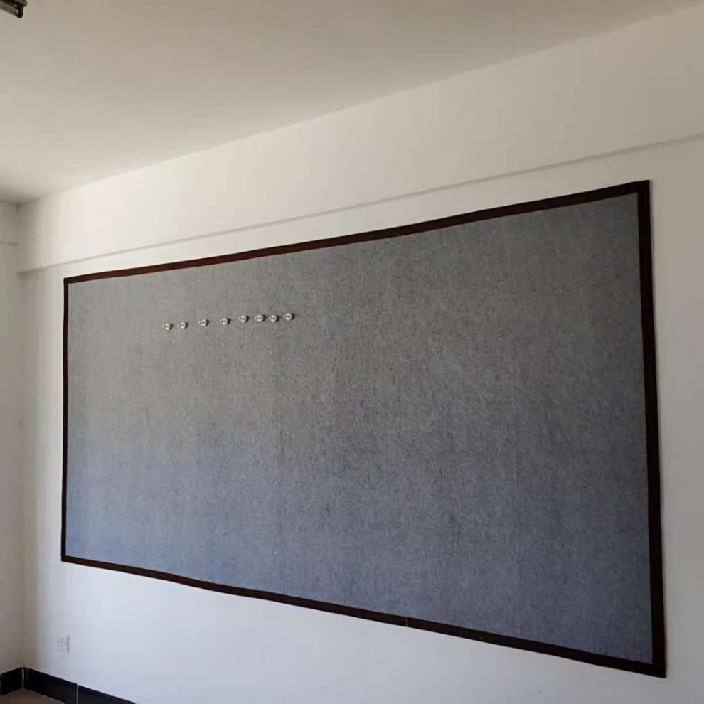 磁性毛毡墙贴吸书画带磁铁板书法美术展示教学磁铁固定国画画板墙200