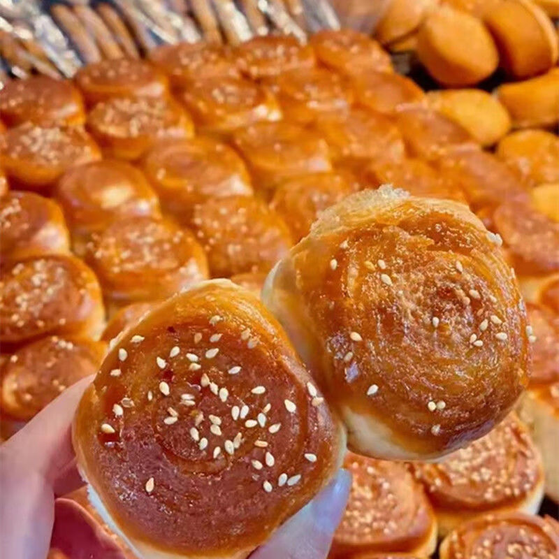 蜂蜜红豆沙面包手撕夹心营养早餐面包零食网红400克8个清淡原味