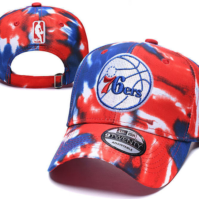 帽子男夏季头大费城76人队philadelphia 76ers艾弗森恩比德潮流篮球帽