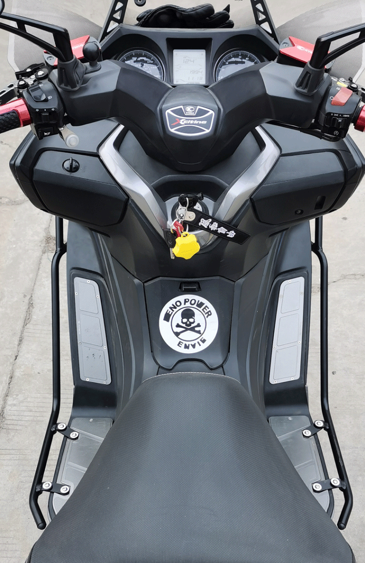 新款光阳赛艇300/250 s400 ct250/300前护杠防摔保险杠尾箱架改装