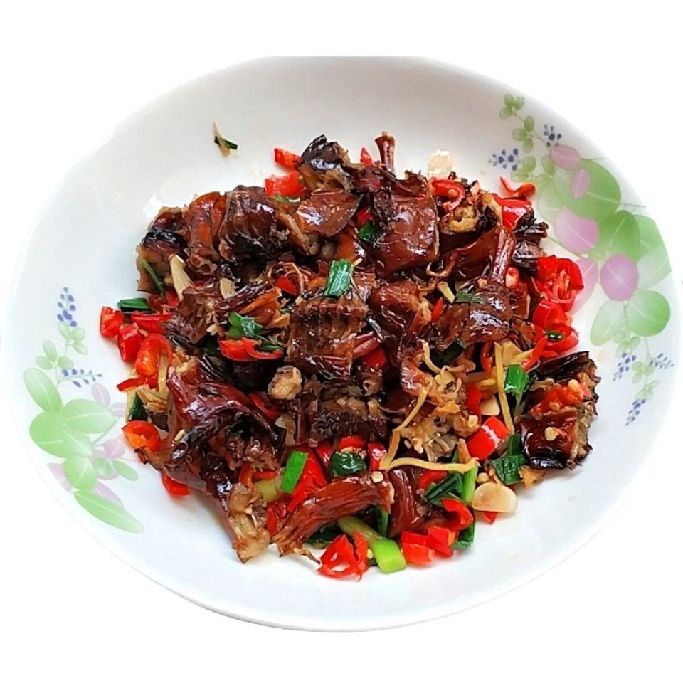 湖南特产腊牛蛙腊青蛙干牛蛙农家烟熏腊腊味散装称重干货 腊牛蛙1000