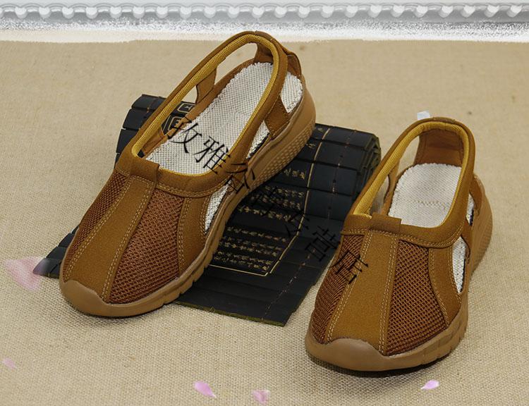 佛教僧鞋居士鞋夏季罗汉鞋男女款单鞋古意禅修鞋凉鞋运动鞋 咖啡色 35