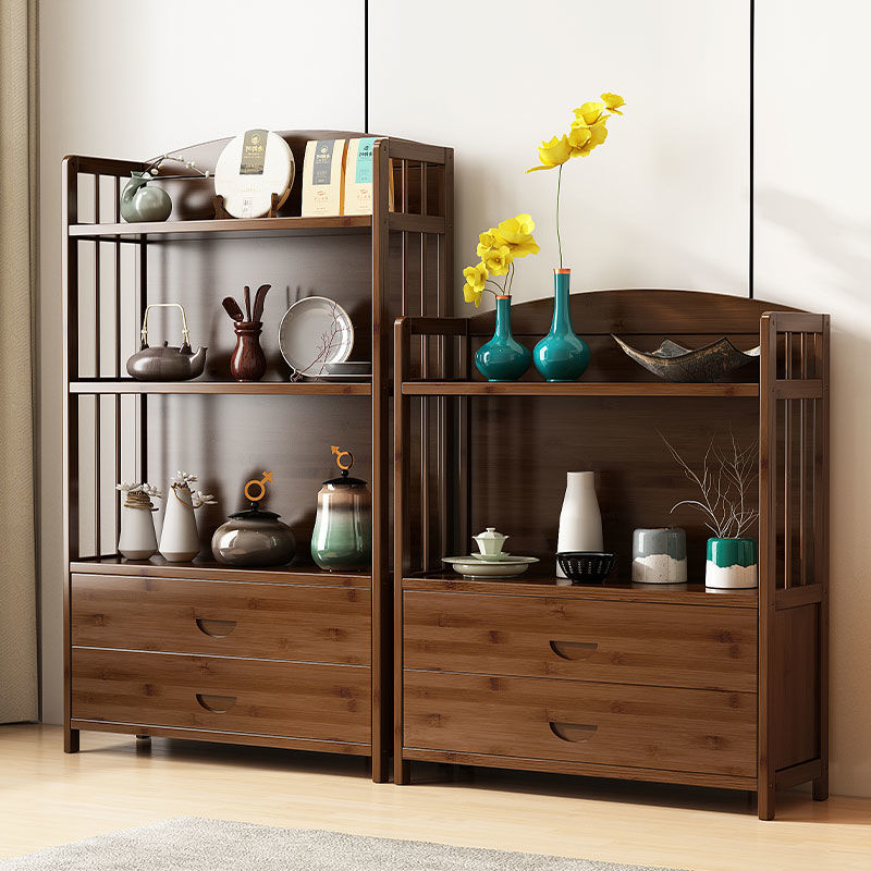 客厅茶柜茶水柜家用靠墙茶水台置物架茶边柜办公室茶叶展示储物柜组合