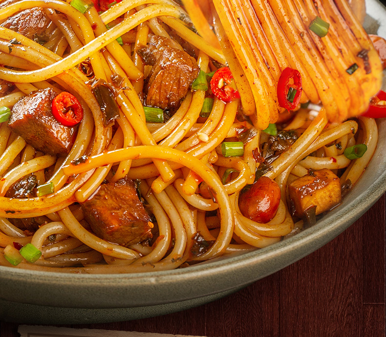 香辣牛肉面 江西南昌拌粉特产米粉米线懒人方便速食早餐 牛肉拌粉*6盒