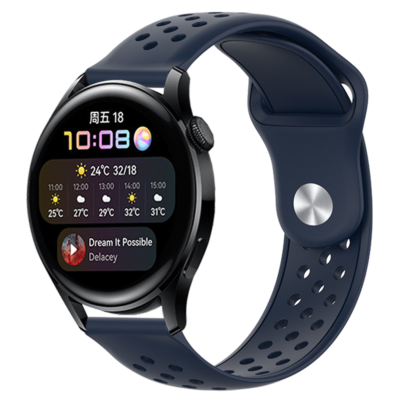 适用华为gt2epro手表保时捷ecg表带esmagic2智能手表gs硅胶男女非原装