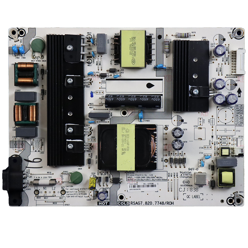 55寸海信hz55a55/a65 h55e3a机的液晶电视板电源板配件板7748 原装