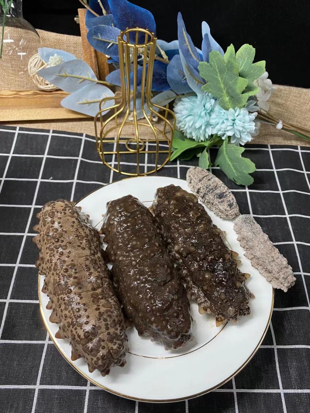 美国进口野生淡干肥仔海参南美参 墨西哥刺参40到60头500克 15-20只