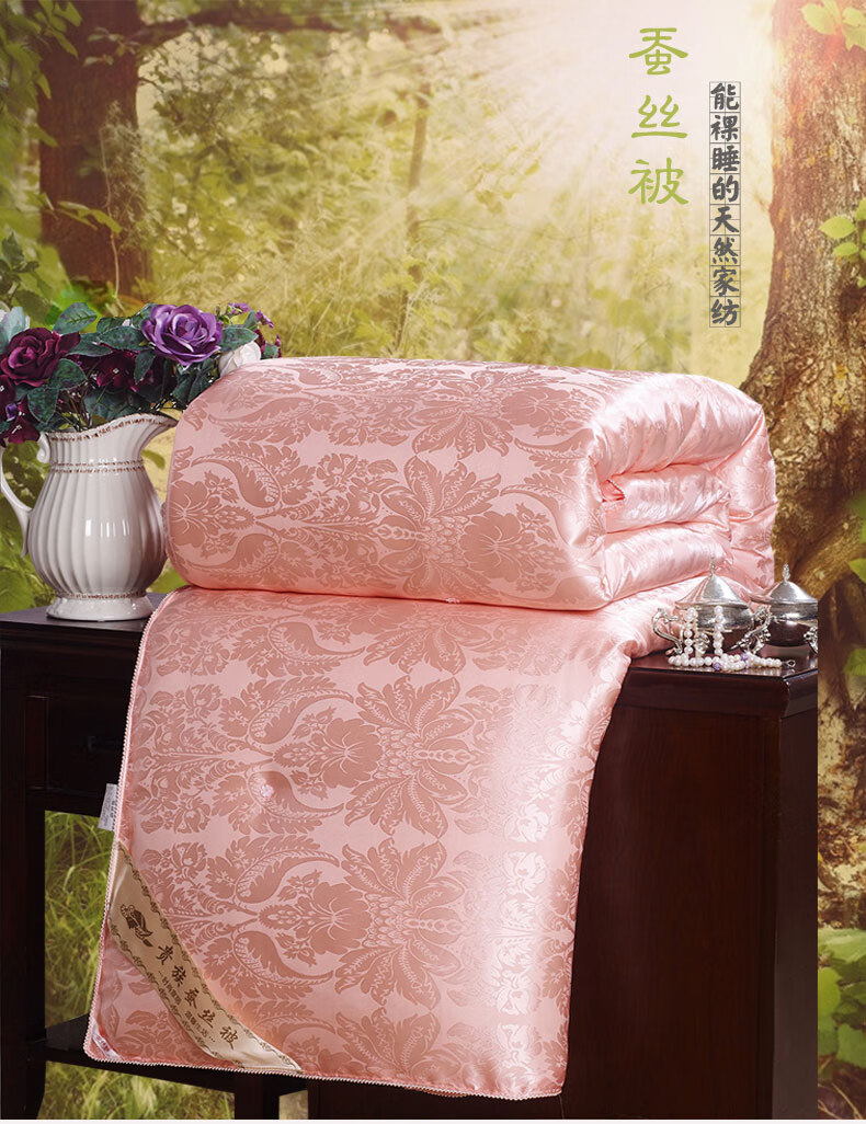 波司登夏凉蚕丝被品牌蚕丝被桑丝被夏凉空调被家用单双人加厚68斤暖冬
