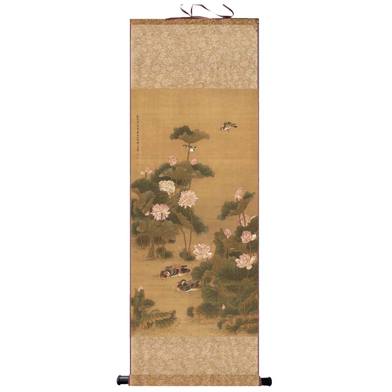 品名人字画卧室玄关书房茶室装饰画清沈铨蜂猴图17070丝绢画心丝绸画