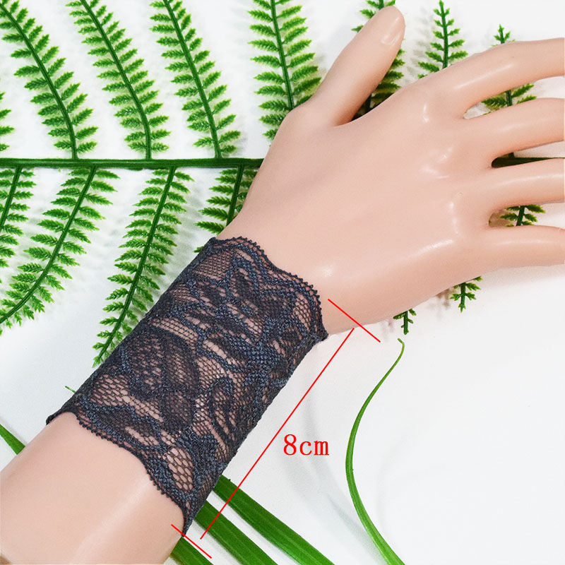 xpmr新品遮疤痕的隐形贴蕾丝护腕袖套夏季潮女遮疤痕袖套10蕾丝护腕