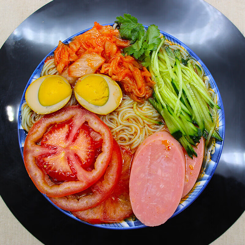 東北特產朝鮮麵條涼麵韓國冷麵蕎麥大冷麵家庭裝330g 原味1袋裝330g