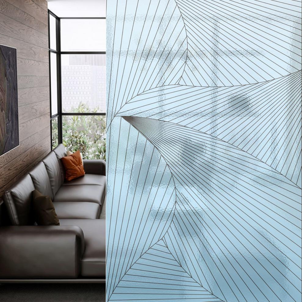 智宙玻璃贴纸门窗厨房卫生间无胶防窥膜玻璃纸窗户贴膜透光不透人窗膜