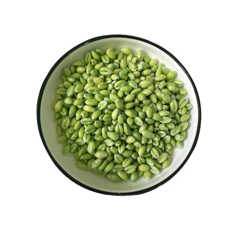 鲜麦仁 2020新鲜小麦粒嫩绿青小麦子农家杂粮特色菜食材4斤青麦仁定制