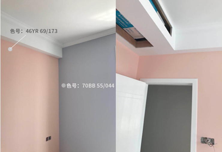 乳胶墙漆调色剂改色水性色浆水洗蓝网红灰脏粉太空漫步灰蓝 灰沙掠影