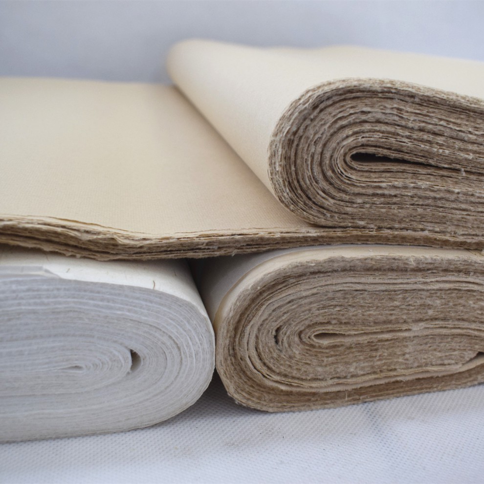 支持小米mi半生熟毛边纸宣纸书画纸毛边净料尺屏尺屏净料仿古毛边纸张