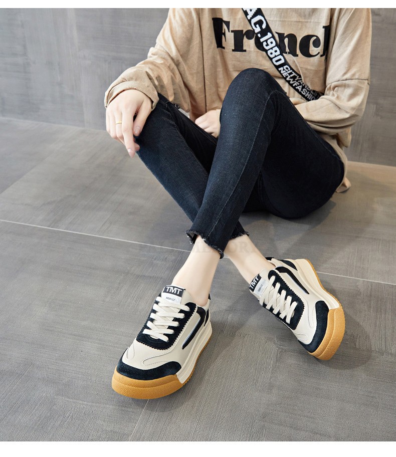 palememory品牌华夫阿甘鞋女2021秋冬季新款百搭厚底网红休闲运动鞋女