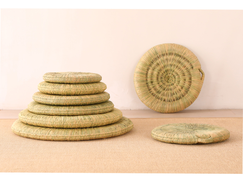 草编垫子坐垫蒲团榻榻米蒲垫地板卧室地上打坐垫禅修垫拜佛垫家用v2