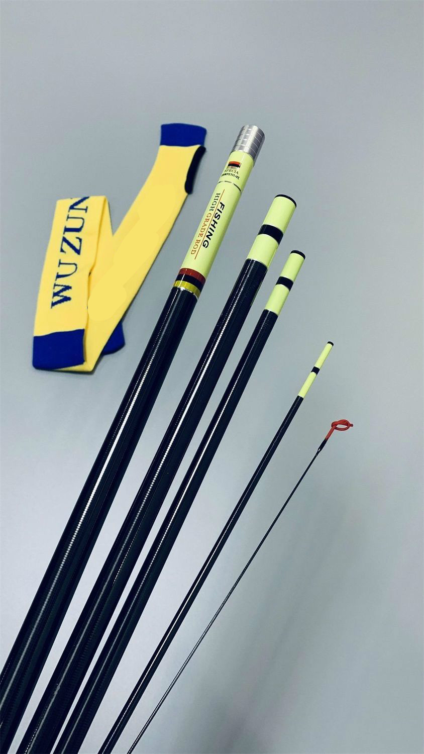 钓鱼竿手竿碳素武尊鱼竿 手竿28调长节台钓杆超轻超硬72米81钓竿 真超