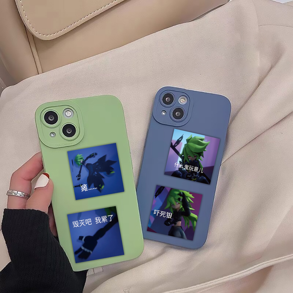 60张凹凸世界表情包贴纸不重复动漫二次行李箱小贴画手账装饰贴 贴纸