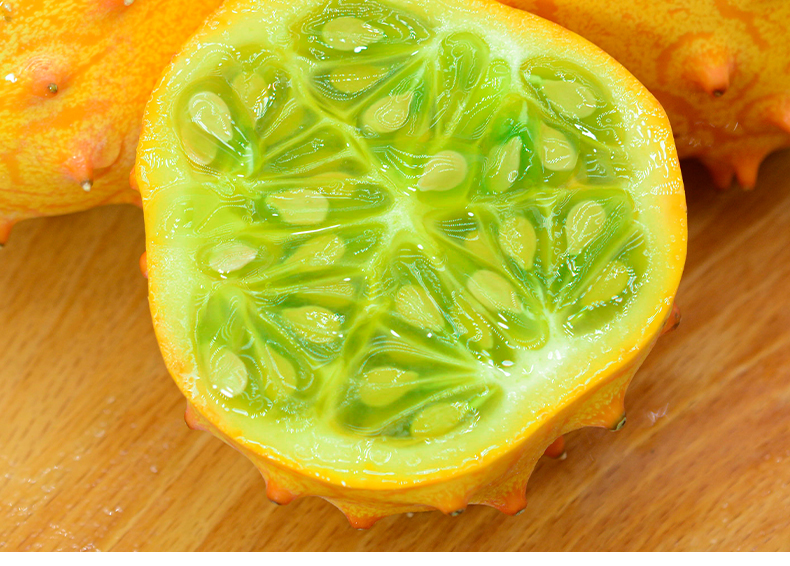 林中山新鲜火参果水果6个装灭霸火星果配蜂蜜吸管特大果当季刺角瓜