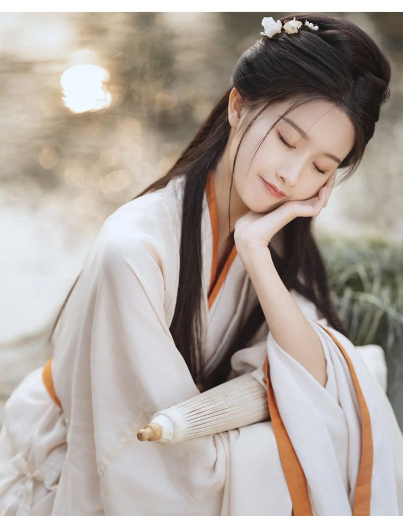 广袖流仙裙神明少女汉服女夏季魏晋古风中国风广袖流仙裙仙气飘逸春秋