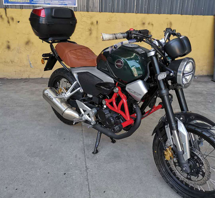 适用于本田鸷道cb190ss后货架尾箱鸷道190后扶手摩托车改装尾箱架 快