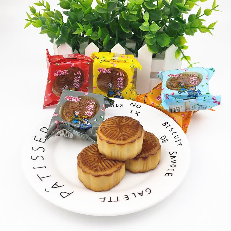 桃李小月饼广式豆沙月饼水果口味早餐传统糕点下午茶点心小悦饼 水果