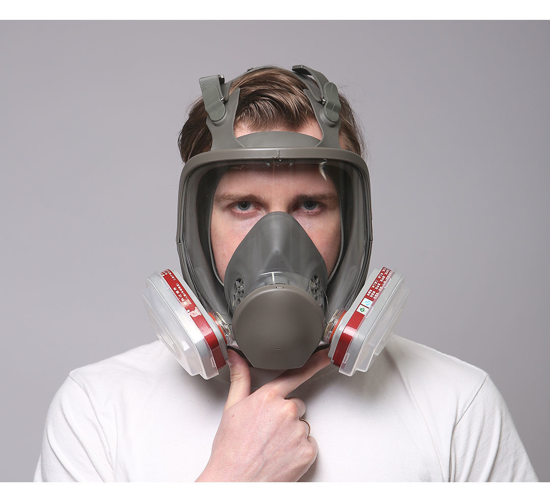 防毒面具全面罩全封闭喷漆化工防尘防护打农药防毒气体工业粉尘 面具