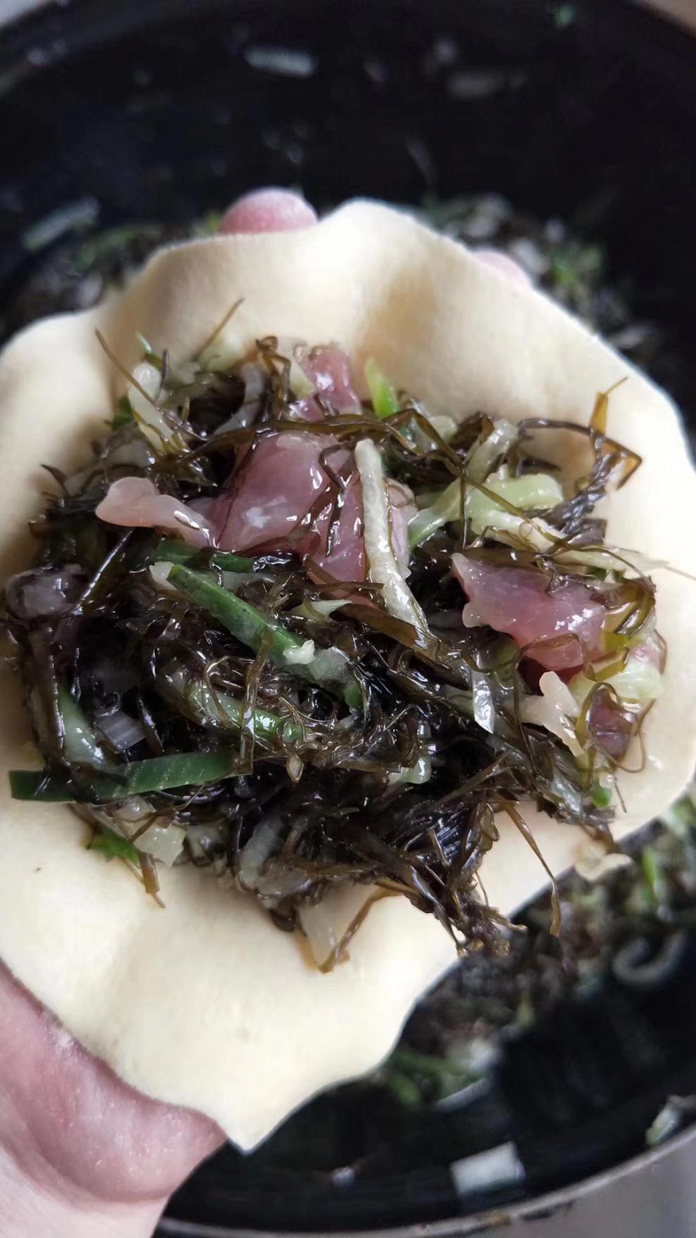 5折 大连庄河海麻线 新鲜冷冻海麻线包子陷 下锅烂海菜 紫菜 原味 200