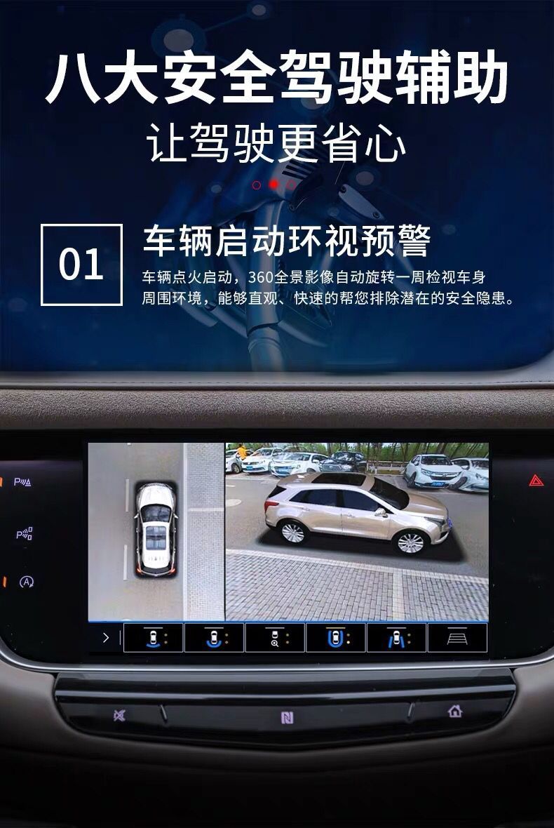 360度全景行車記錄儀攝像頭汽車倒車全車高清影像泊停車監控系統3d