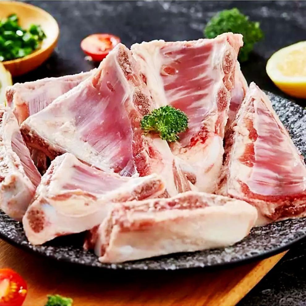 羊排尖新鲜内蒙古清真整扇肋排精选鲜全羊切块尖小排羊腿羊肉腾旺纳跃