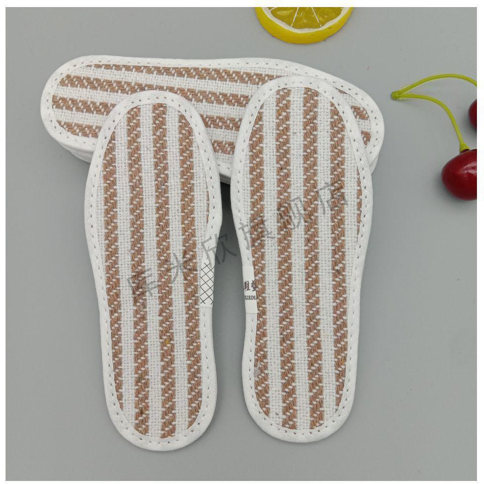 库米欣儿童亚麻防臭鞋垫男女小学生运动减震四季亲子款棉麻透气吸汗