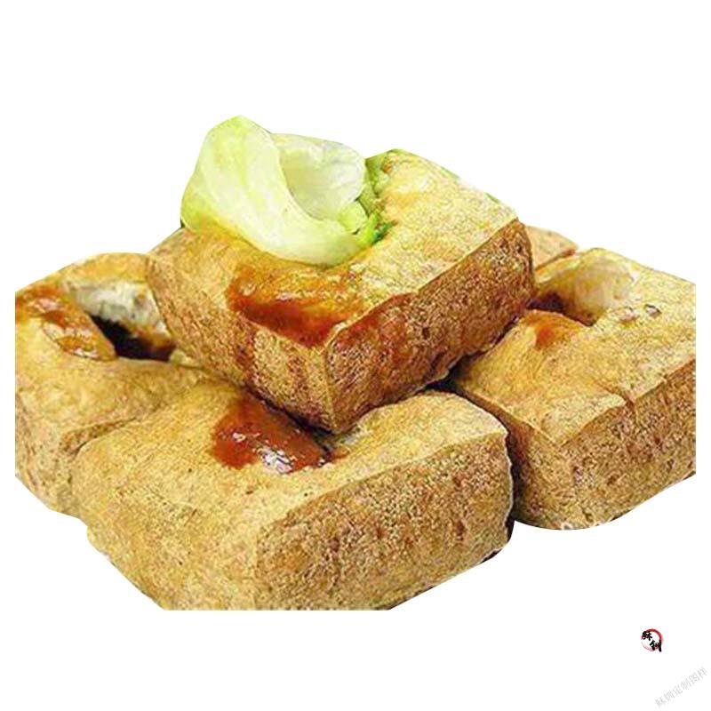 晨臻台湾白色臭豆腐经典新鲜白豆腐生胚特色小吃45片/包年货【图片