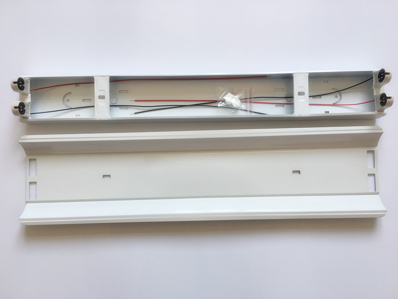 t8led灯管支架光管支架底座双管日光灯架单支带罩12米09米06m双支带罩