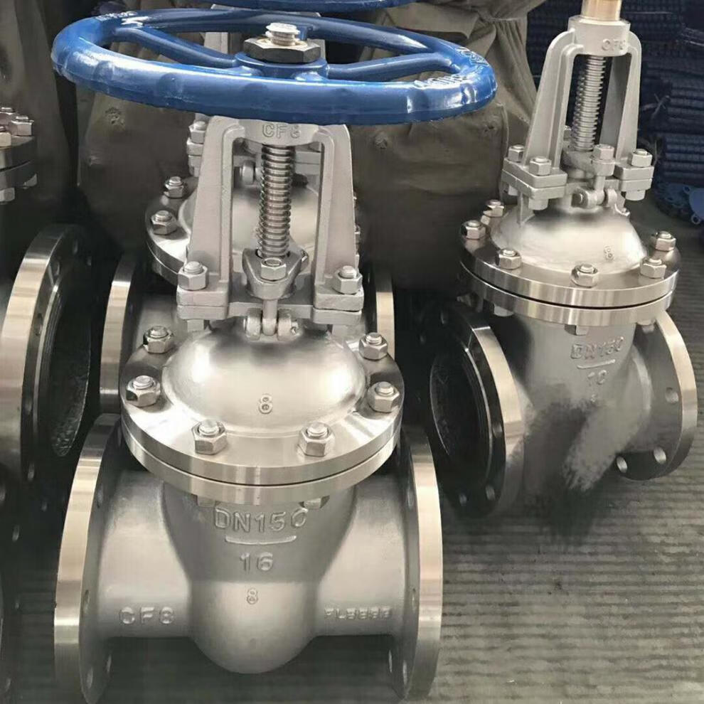 定做国标304不锈钢法兰闸阀z41w16p排水法兰式闸阀dn5080100150304