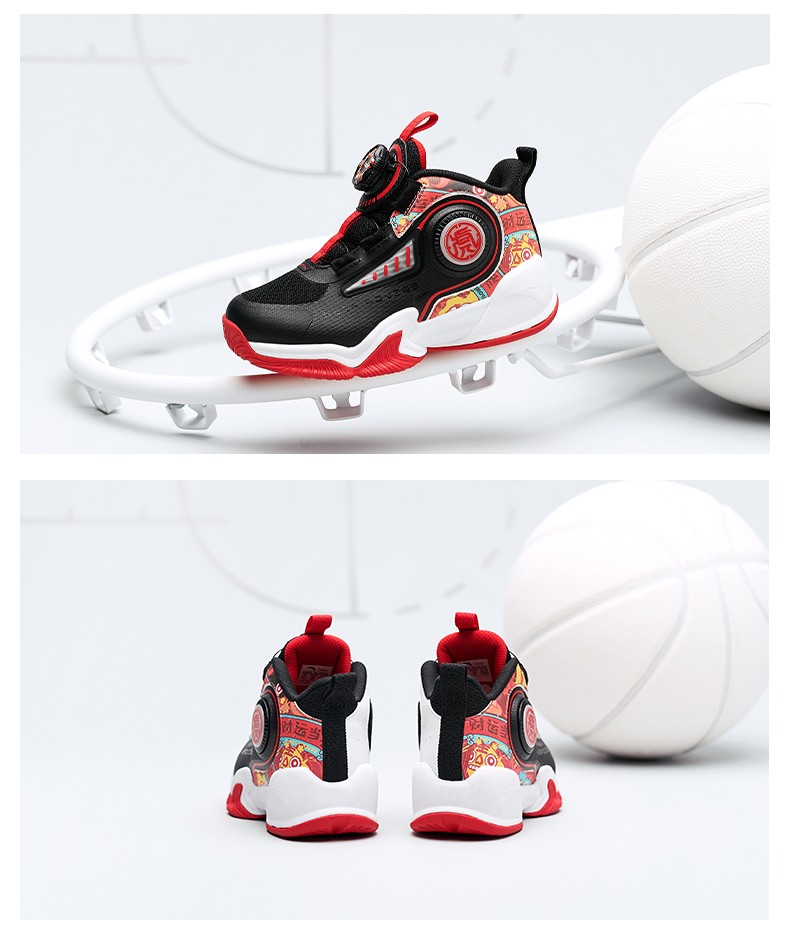 儿童篮球鞋安踏儿童篮球鞋风火轮运动鞋2022年新款36岁小童训练球鞋